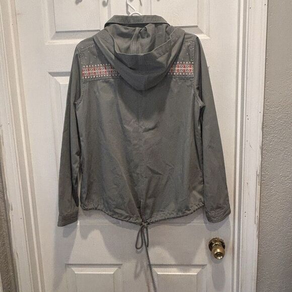 Roxy Women's Watch‎ The Sunrise Jacket Detachable Gray Size XL Skate Surf Beach - Picture 6 of 11